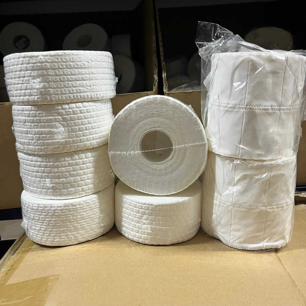 900pcs/1500pcs 3 Rolls Soft Absorbent Nail Polish Remover Pads Lint-Free Nail Wipes Cosmetic Cleaning Nail Salon Manicure Tools*